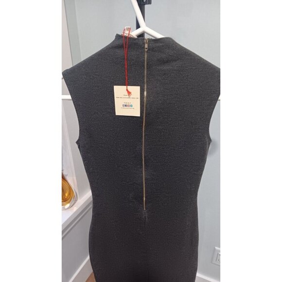 Tags Still On Small Rolla Coster  Womens Dress Gray Zip Up Tank Dress - Picture 4 of 9